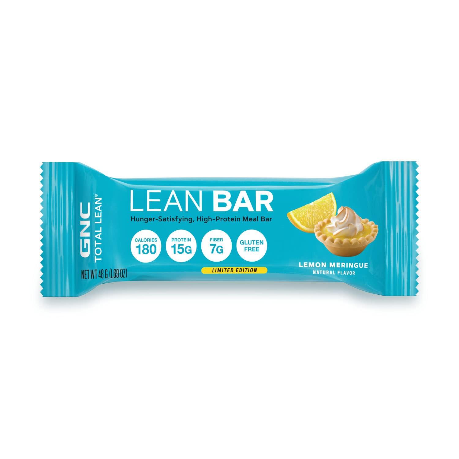 imageGNC Total Lean Layered Lean Bar Hunger Satisfying High Protein Snack Bar Peanut Butter Pie 9 BarsLemon Meringue