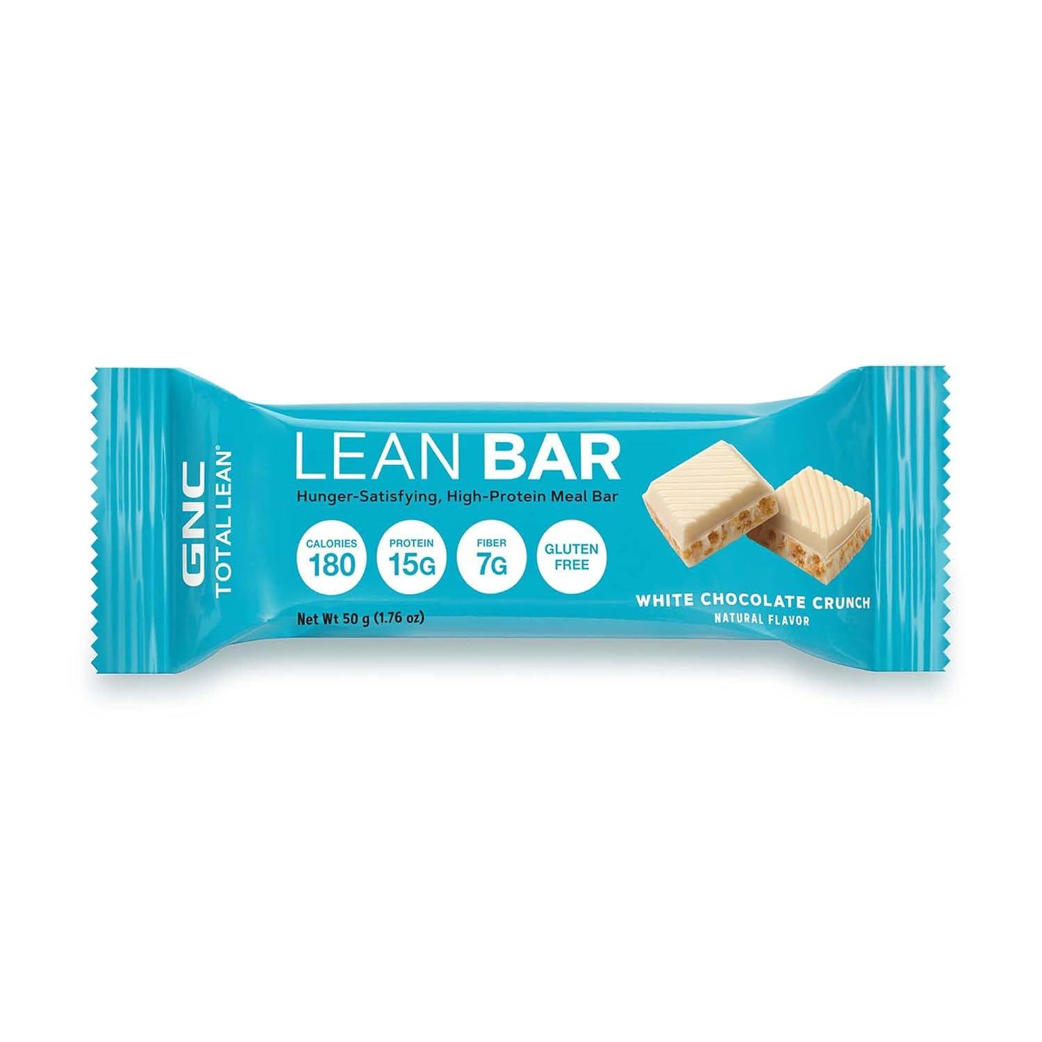 imageGNC Total Lean Layered Lean Bar Hunger Satisfying High Protein Snack Bar Peanut Butter Pie 9 BarsWhite Chocolate Crunch