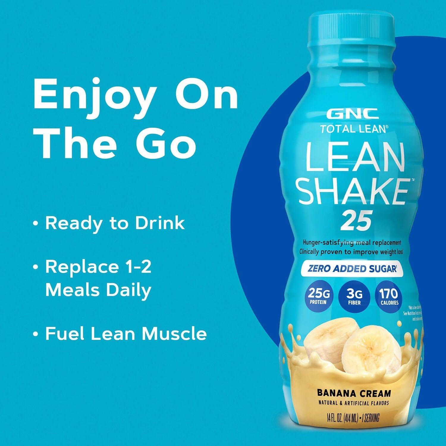 imageGNC Total Lean Lean Shake 25 Chocolate Peanut Butter 16 ServingsBanana