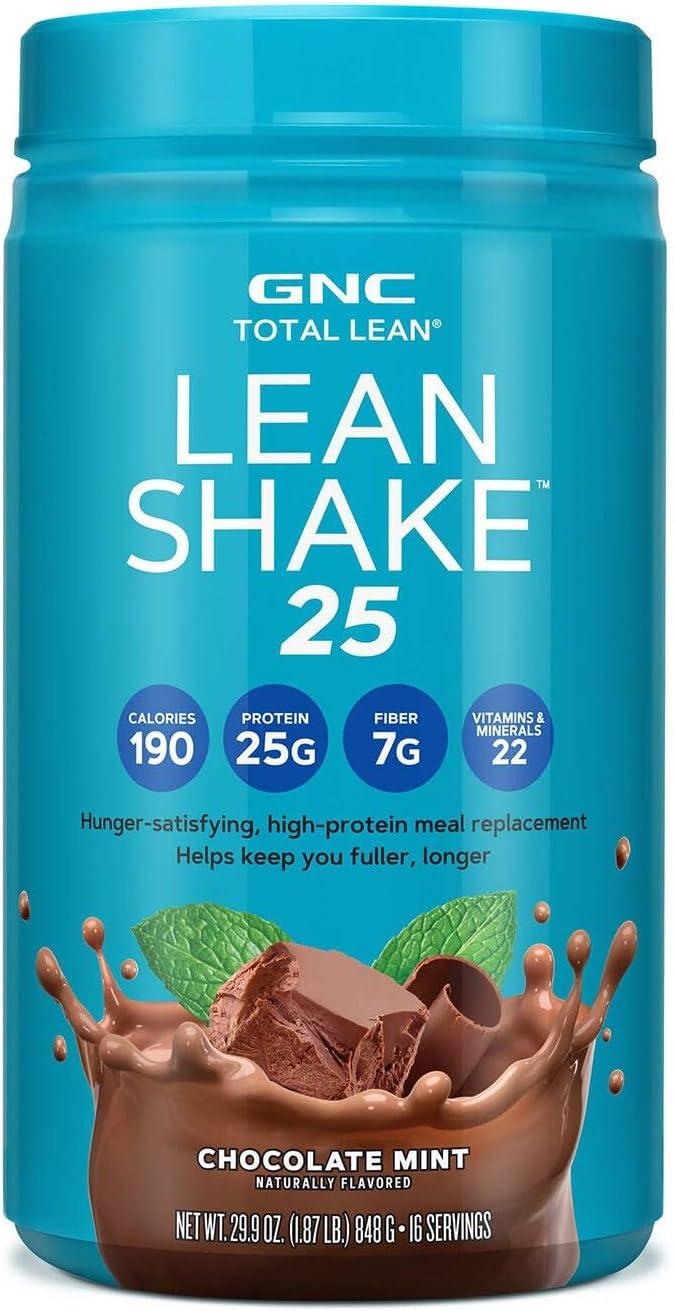 imageGNC Total Lean Lean Shake 25 Chocolate Peanut Butter 16 ServingsChocolate Mint