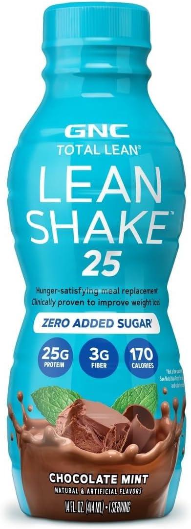 imageGNC Total Lean Lean Shake 25 Chocolate Peanut Butter 16 ServingsChocolate Mint