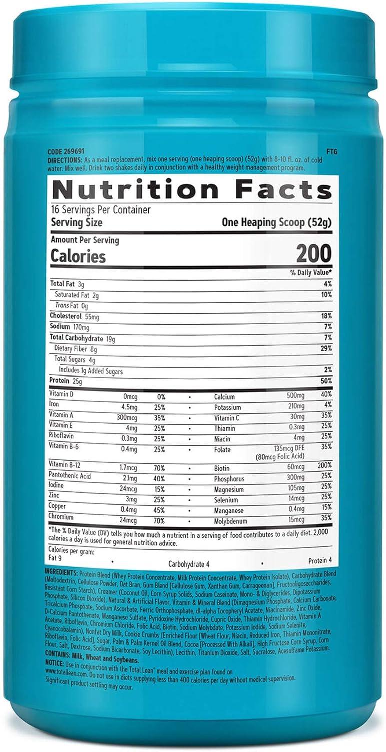 imageGNC Total Lean Lean Shake 25 Chocolate Peanut Butter 16 ServingsCookies