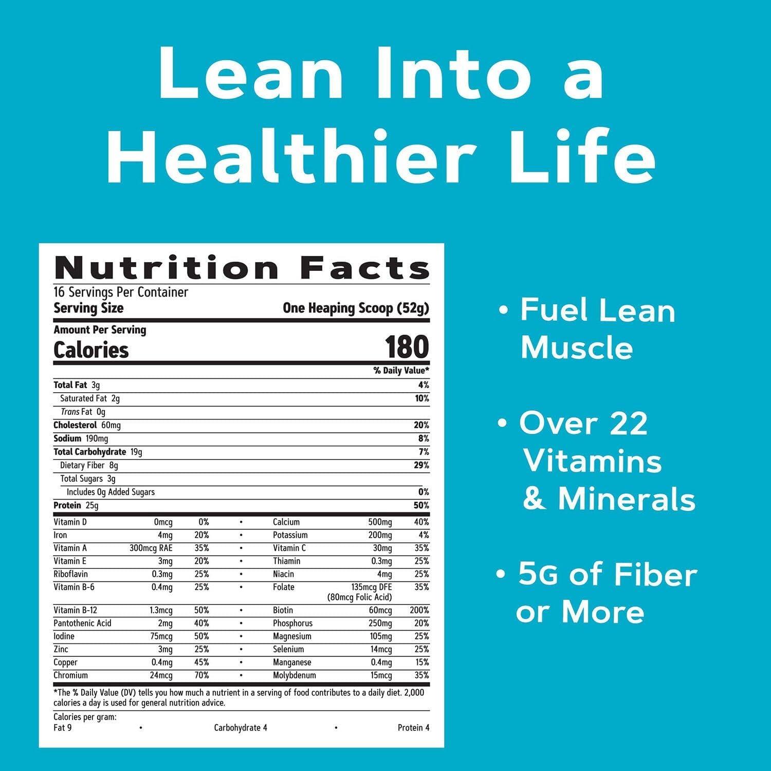 imageGNC Total Lean Lean Shake 25 Chocolate Peanut Butter 16 ServingsCookies and Cream