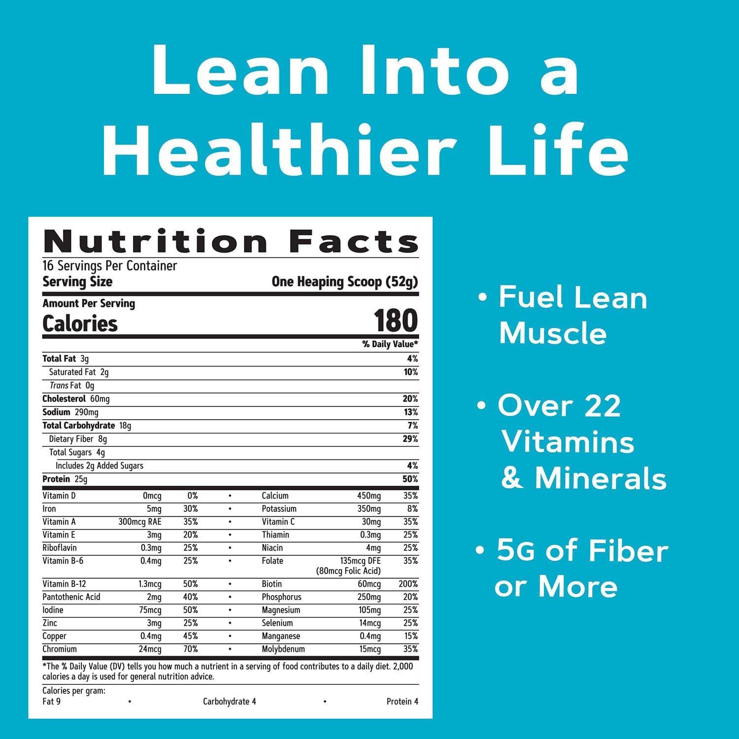 imageGNC Total Lean Lean Shake 25 Chocolate Peanut Butter 16 ServingsRich Chocolate