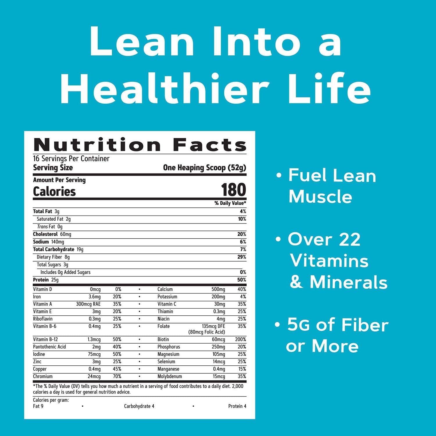 imageGNC Total Lean Lean Shake 25 French Vanilla 16 Servings