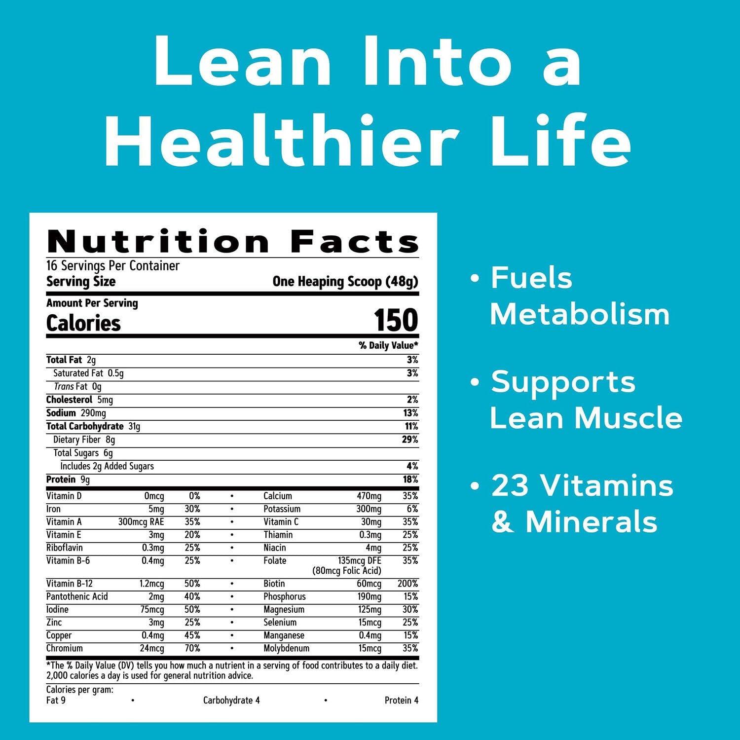 imageGNC Total Lean Lean Shake Classic Swiss Chocolate 16 Servings