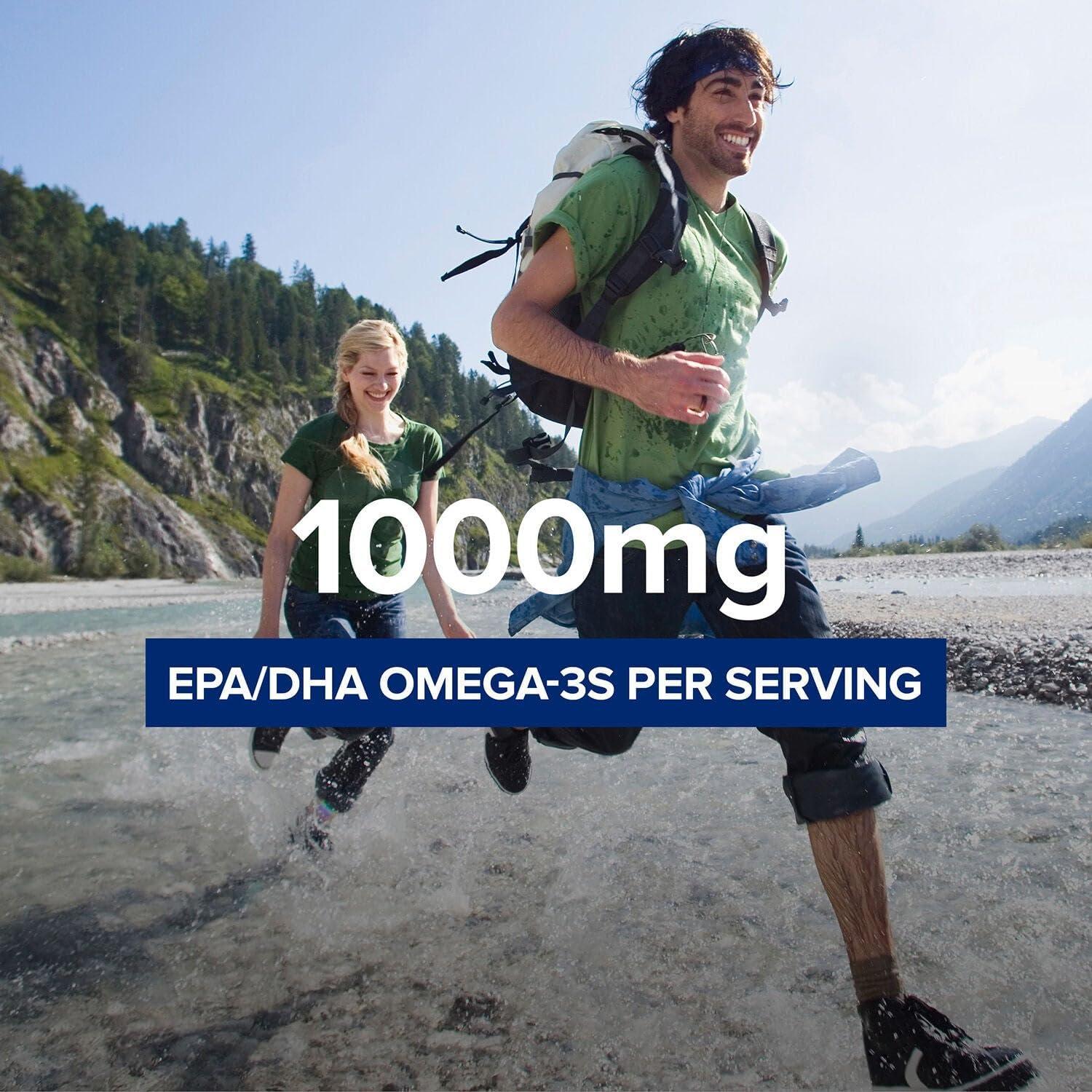 imageGNC Triple Strength Fish Oil Plus Joint Omega 3 1000mg EPA and DHA Heart Health Plus Fast 5 Day Comfort Brain Skin and Eye Antioxidants and Botanical Extracts Control Fish Burps 30 Servings