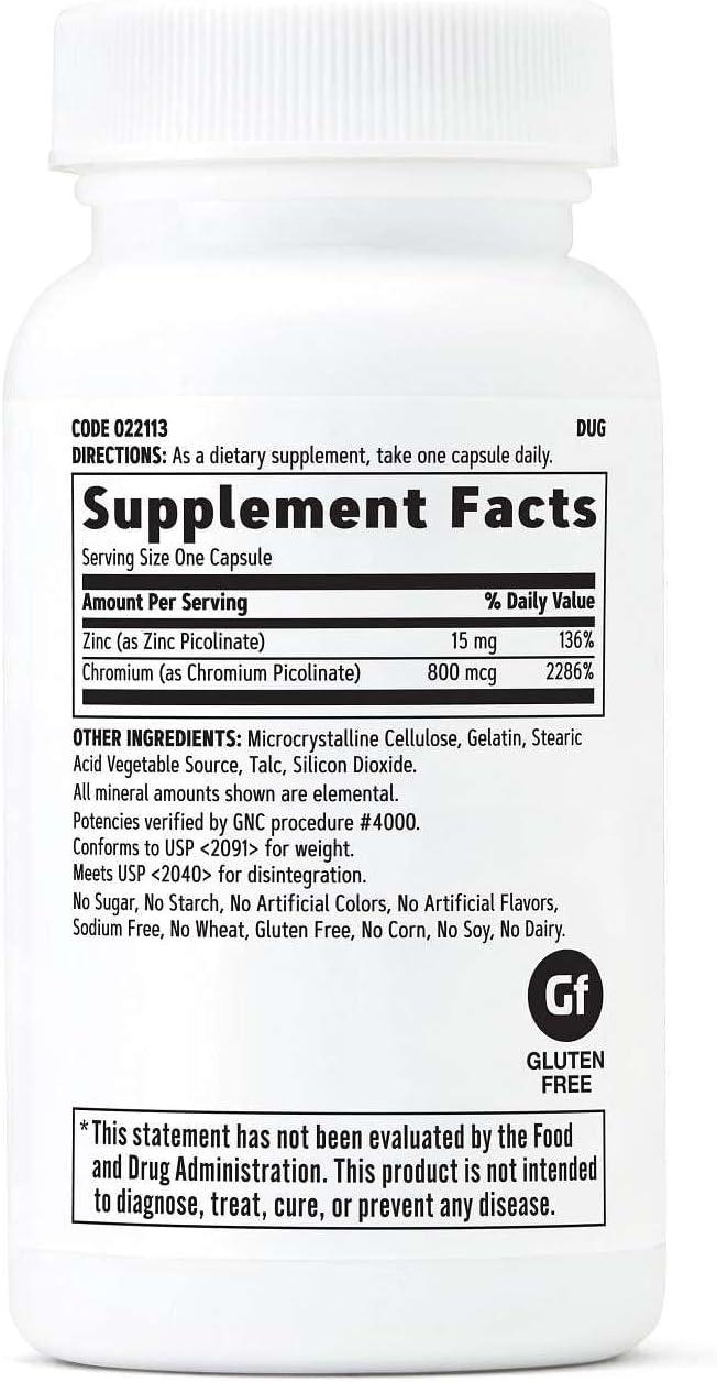 imageGNC Ultra Chromium Picolinate 800mcg 60 Capsules