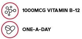 imageGNC Vitamin B12 1000mcg Supports Energy Production 90 Caplets90 Count Pack of 1