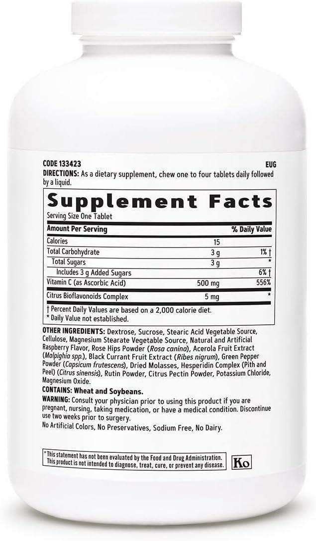 imageGNC Vitamin C 500mg Provides Immune Support Mixed Fruit 180 Servings
