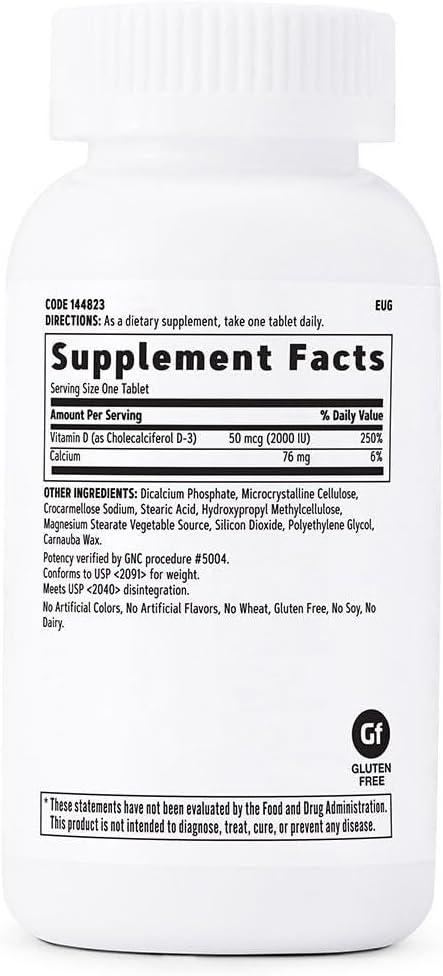 imageGNC Vitamin D3 2000 IU Twin Pack