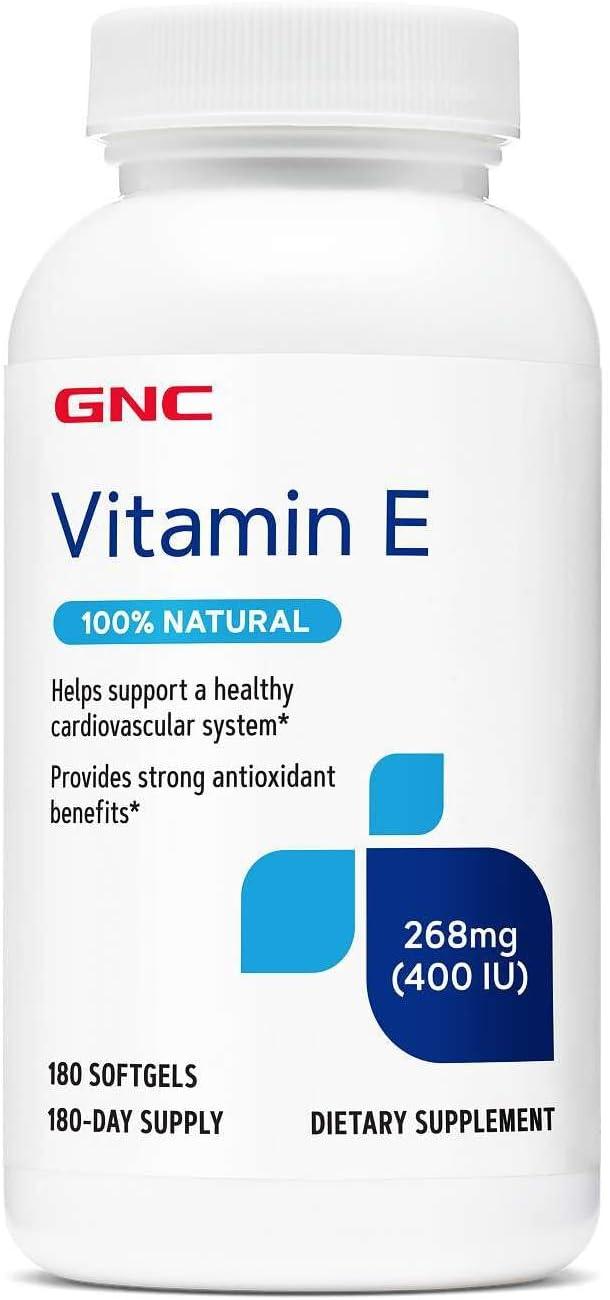 imageGNC Vitamin E 200mg Supplement Supports a Healthy Cardiovascular System 100 ServingsUnflavored