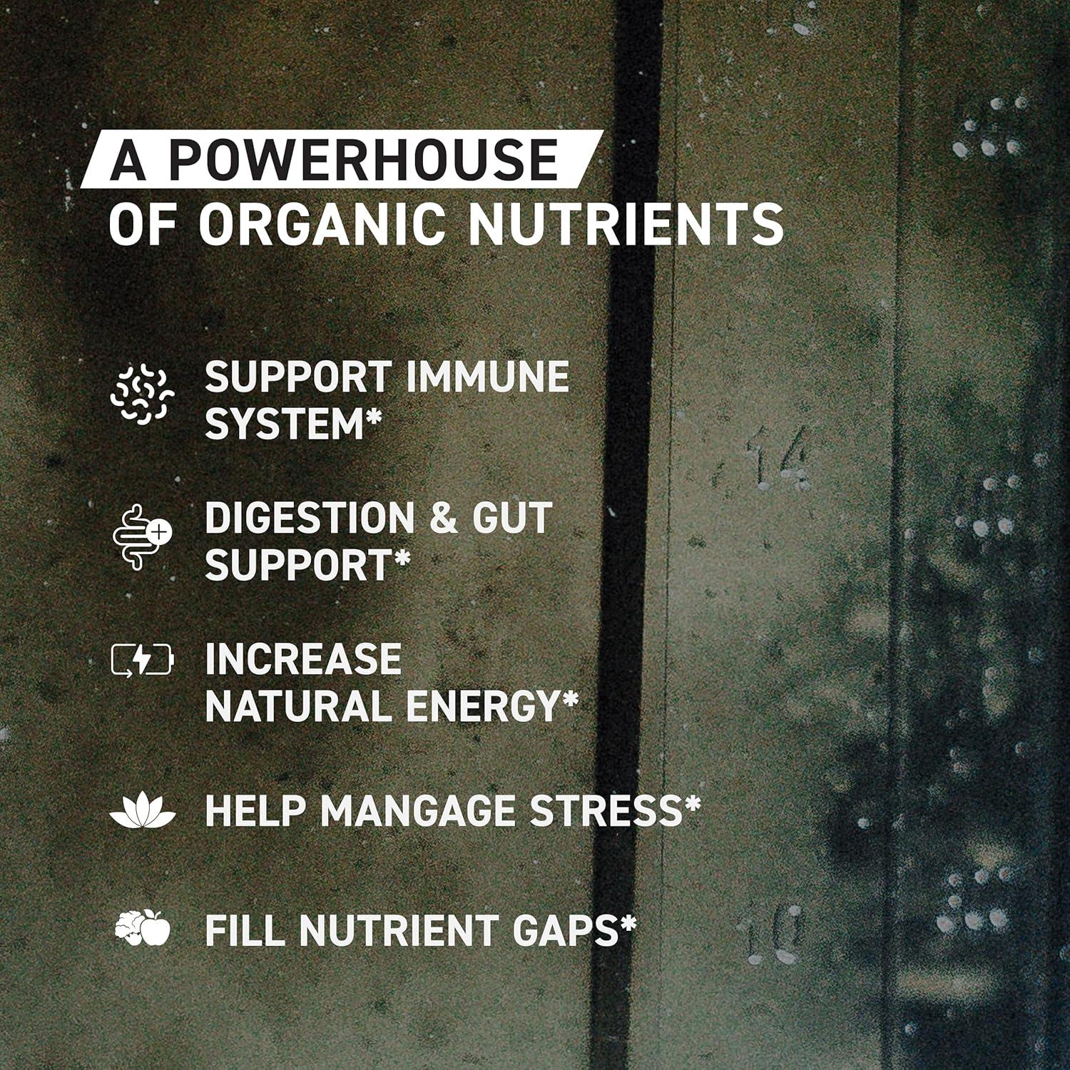 imageKaged Organic Greens Elite Superfood and Greens Powder with Apple Cider Vinegar Adaptogen Prebiotics Vitamins amp Minerals Berry 30 ServingsApple Cinnamon
