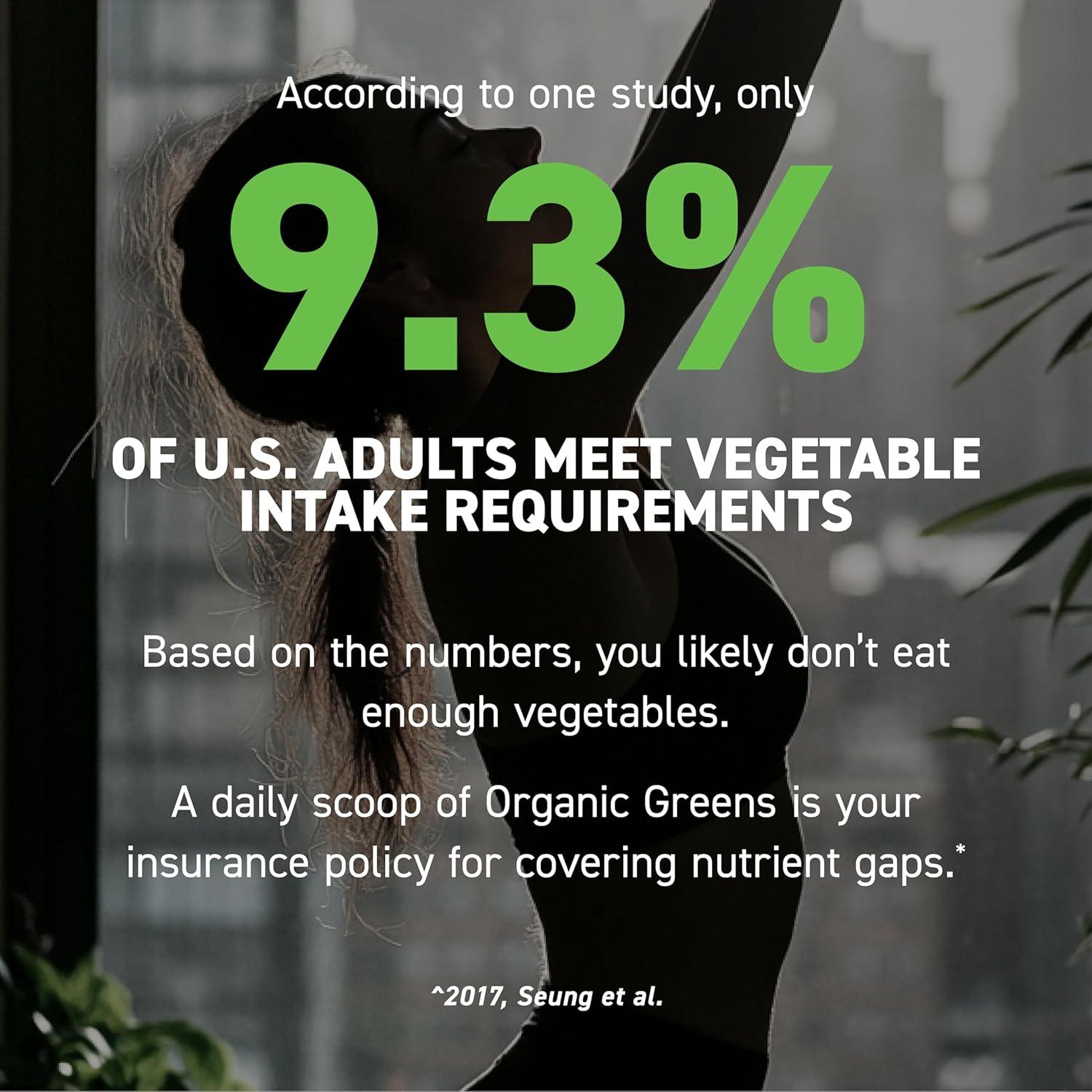 imageKaged Organic Greens Elite Superfood and Greens Powder with Apple Cider Vinegar Adaptogen Prebiotics Vitamins amp Minerals Berry 30 ServingsApple Cinnamon