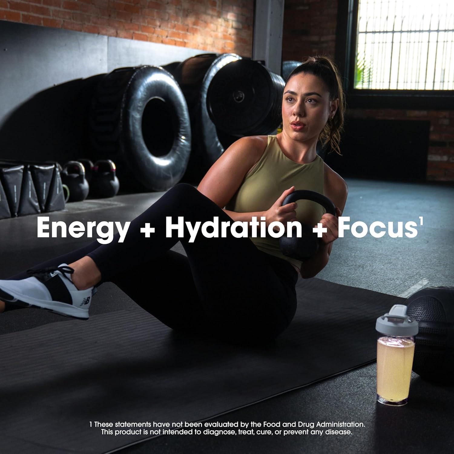 imageOptimum Nutrition Amino Energy Powder Plus Focus with BCAA Electrolytes and Caffeine Pineapple Twist 30 Servings Packaging May VaryLemonade