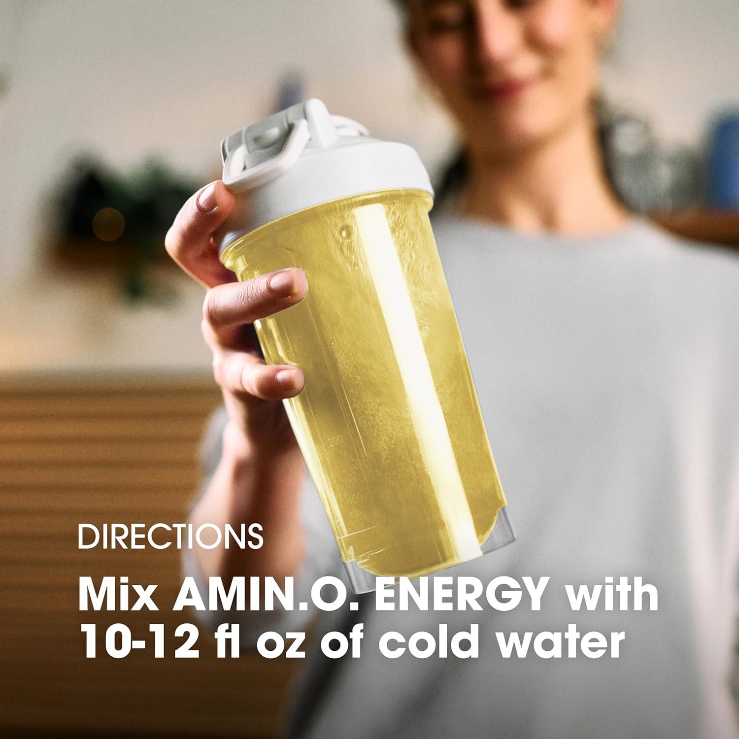 imageOptimum Nutrition Amino Energy Powder Plus Focus with BCAA Electrolytes and Caffeine Pineapple Twist 30 Servings Packaging May VarySurfside Citrus