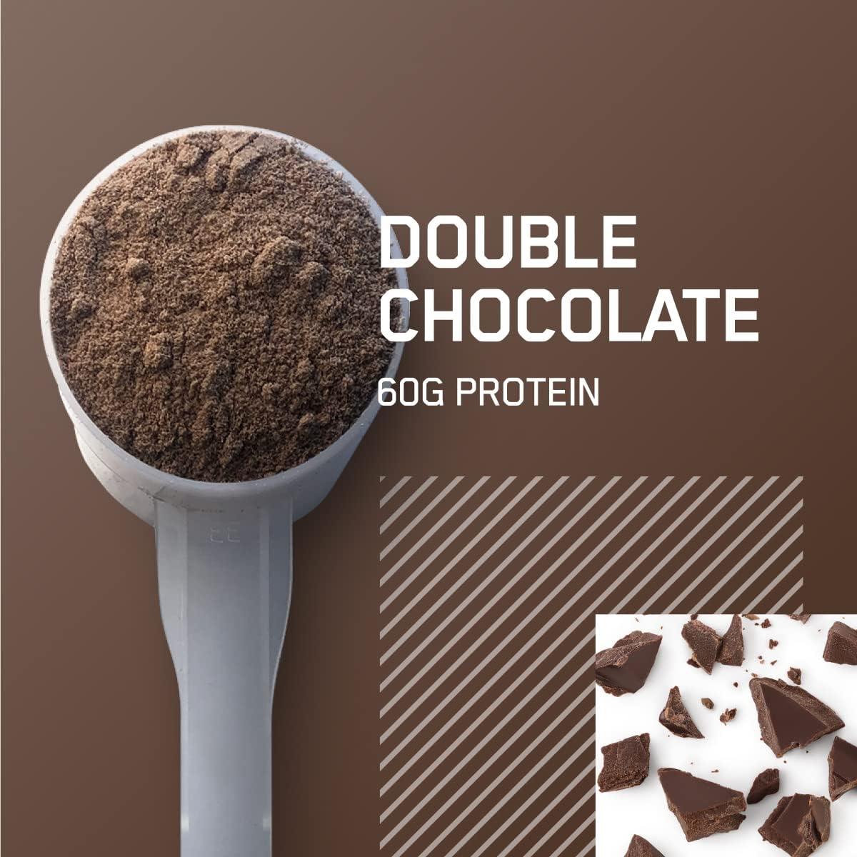 imageOptimum Nutrition GS Pro Gainer Weight Gainer Protein Powder Double Chocolate 509 Pounds Packaging May VaryChocolate