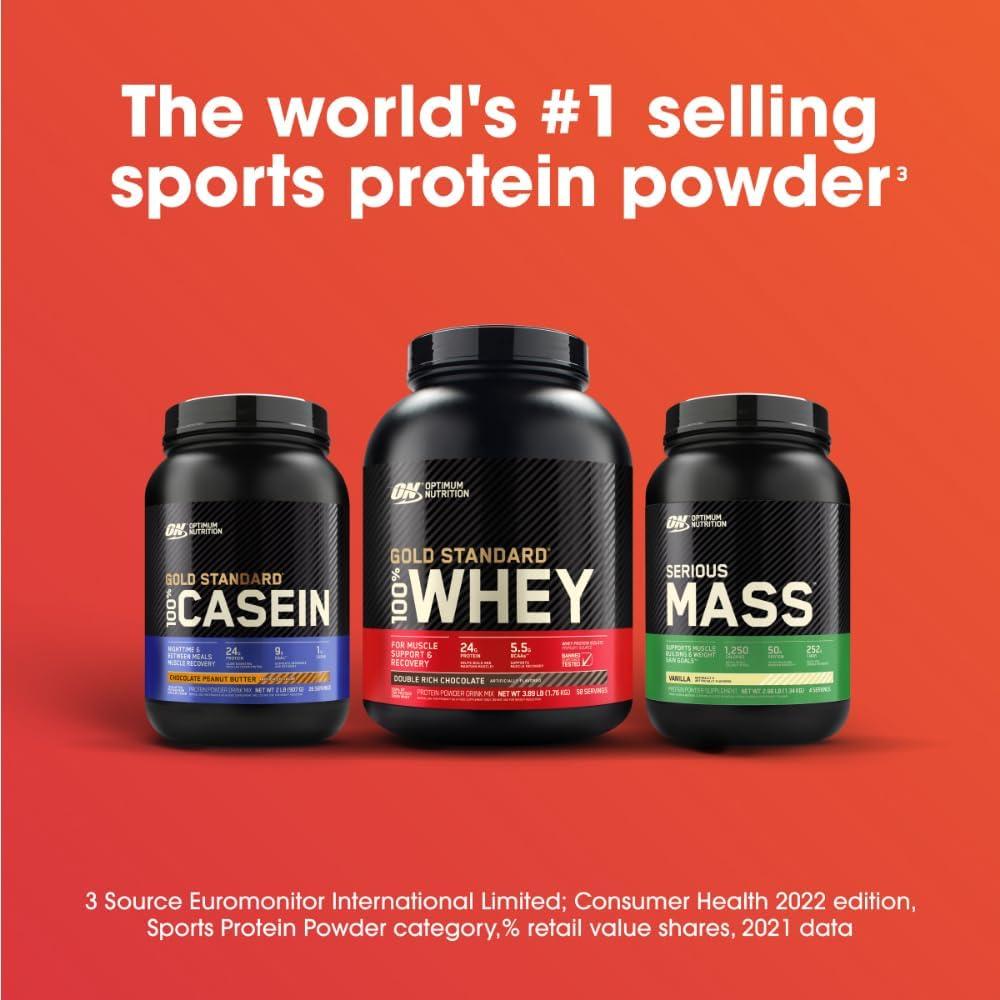 imageOptimum Nutrition Serious Mass Weight Gainer Protein Powder Mass Gainer Vitamin C and Zinc for Immune Support Creatine Chocolate Peanut Butter 6 Pound Packaging May VaryChocolate Peanut Butter