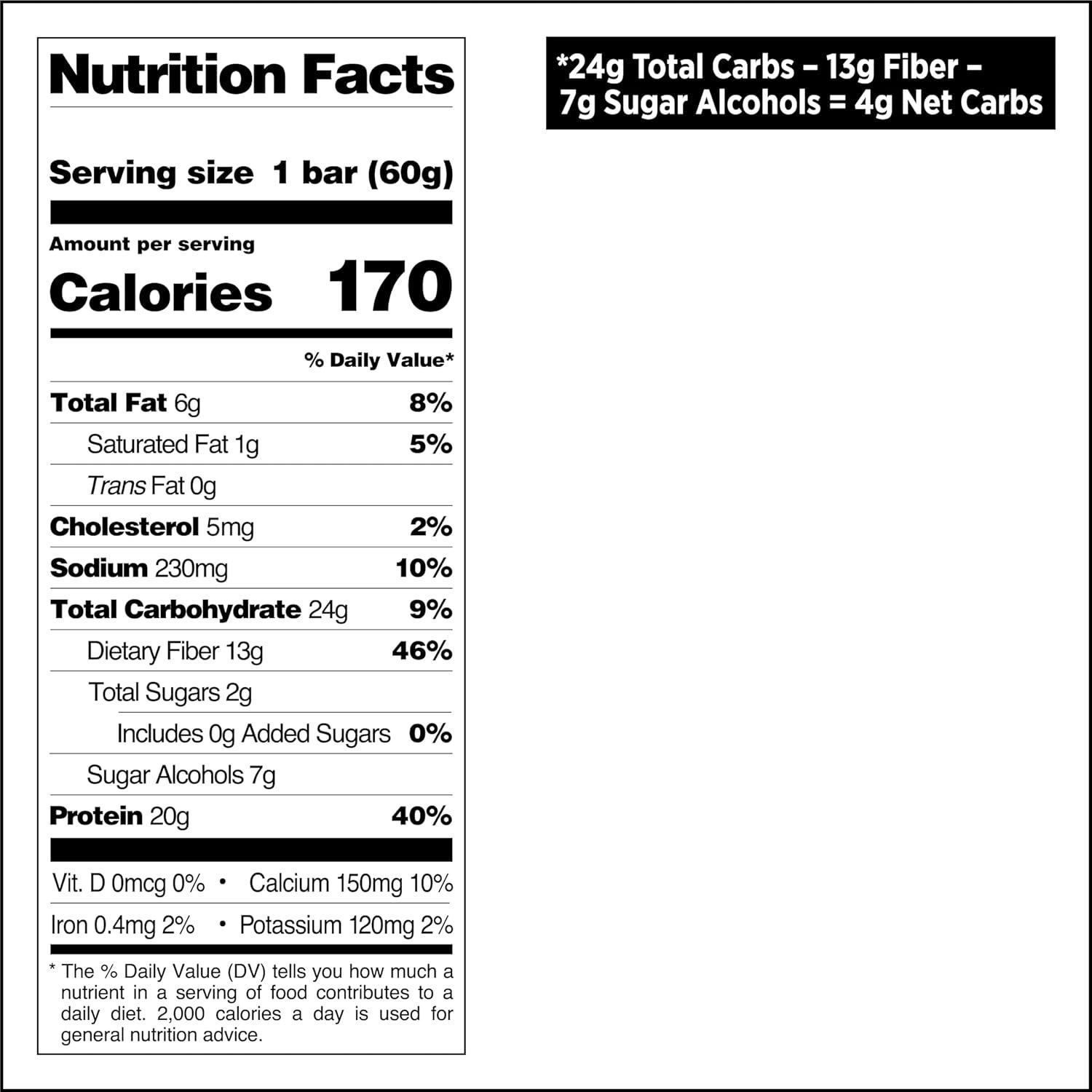 imageQuest Nutrition SMores Protein Bars 21g Protein 1g Sugar 4g Net Carb Gluten Free Keto Friendly 12 CountApple Pie