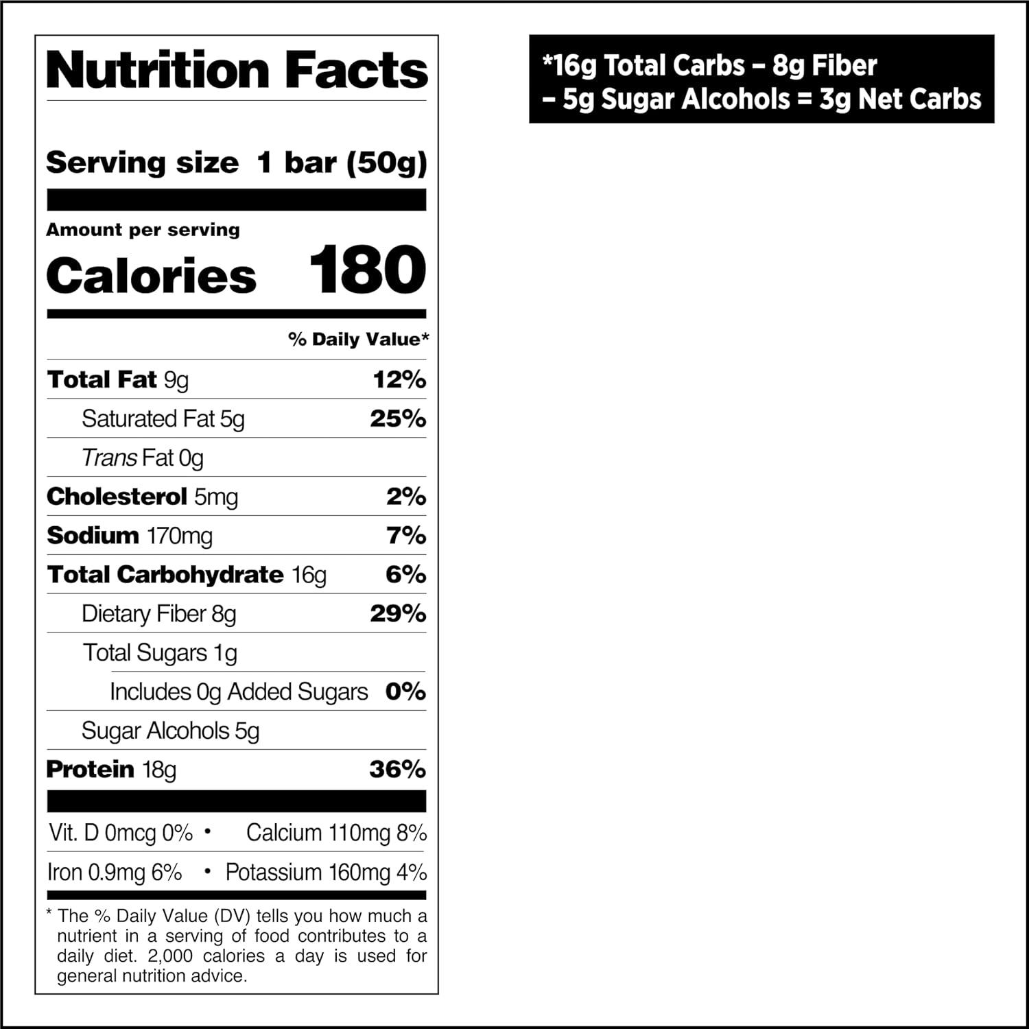 imageQuest Nutrition SMores Protein Bars 21g Protein 1g Sugar 4g Net Carb Gluten Free Keto Friendly 12 CountDipped Chocolate Chip Cookie Dough