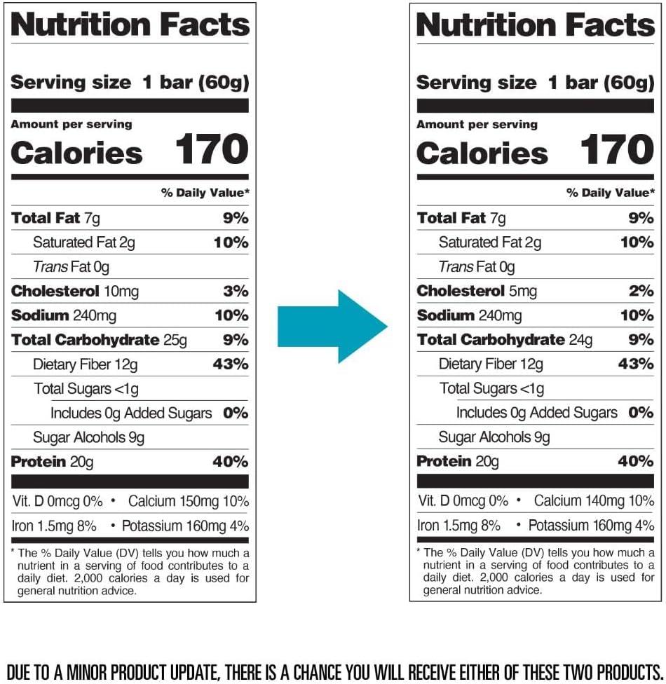 imageQuest Nutrition SMores Protein Bars 21g Protein 1g Sugar 4g Net Carb Gluten Free Keto Friendly 12 CountDouble Chocolate Chunk
