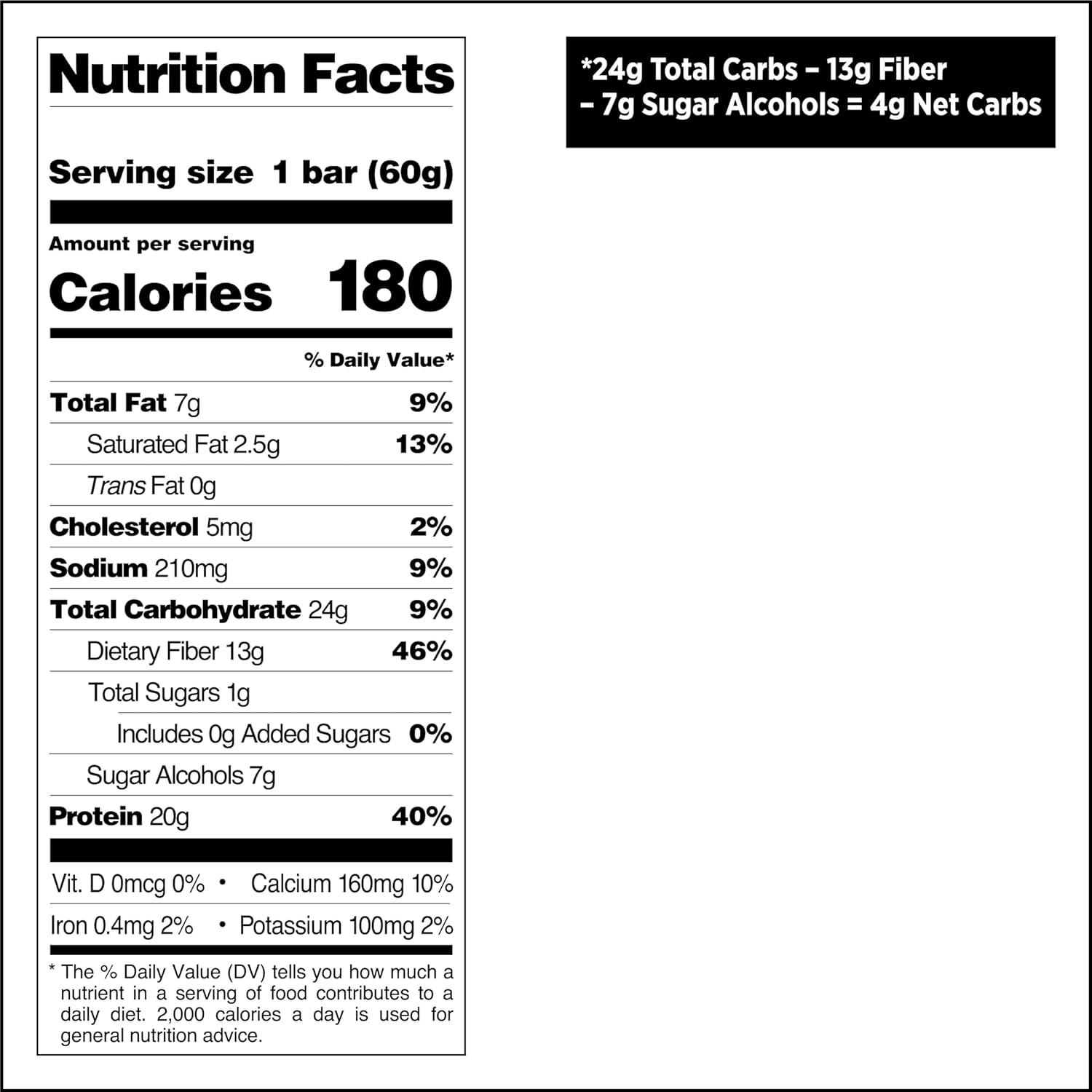 imageQuest Nutrition SMores Protein Bars 21g Protein 1g Sugar 4g Net Carb Gluten Free Keto Friendly 12 CountLemon Cake