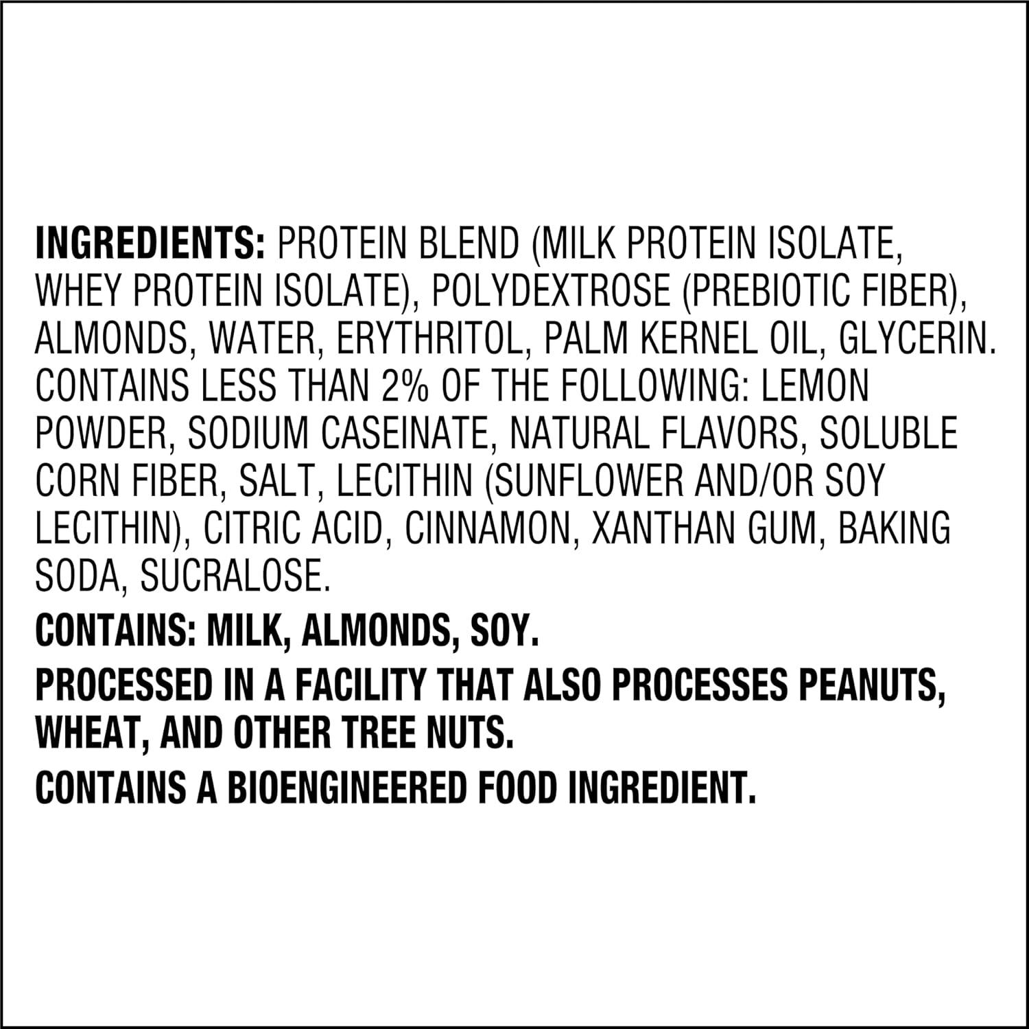 imageQuest Nutrition SMores Protein Bars 21g Protein 1g Sugar 4g Net Carb Gluten Free Keto Friendly 12 CountLemon Cake