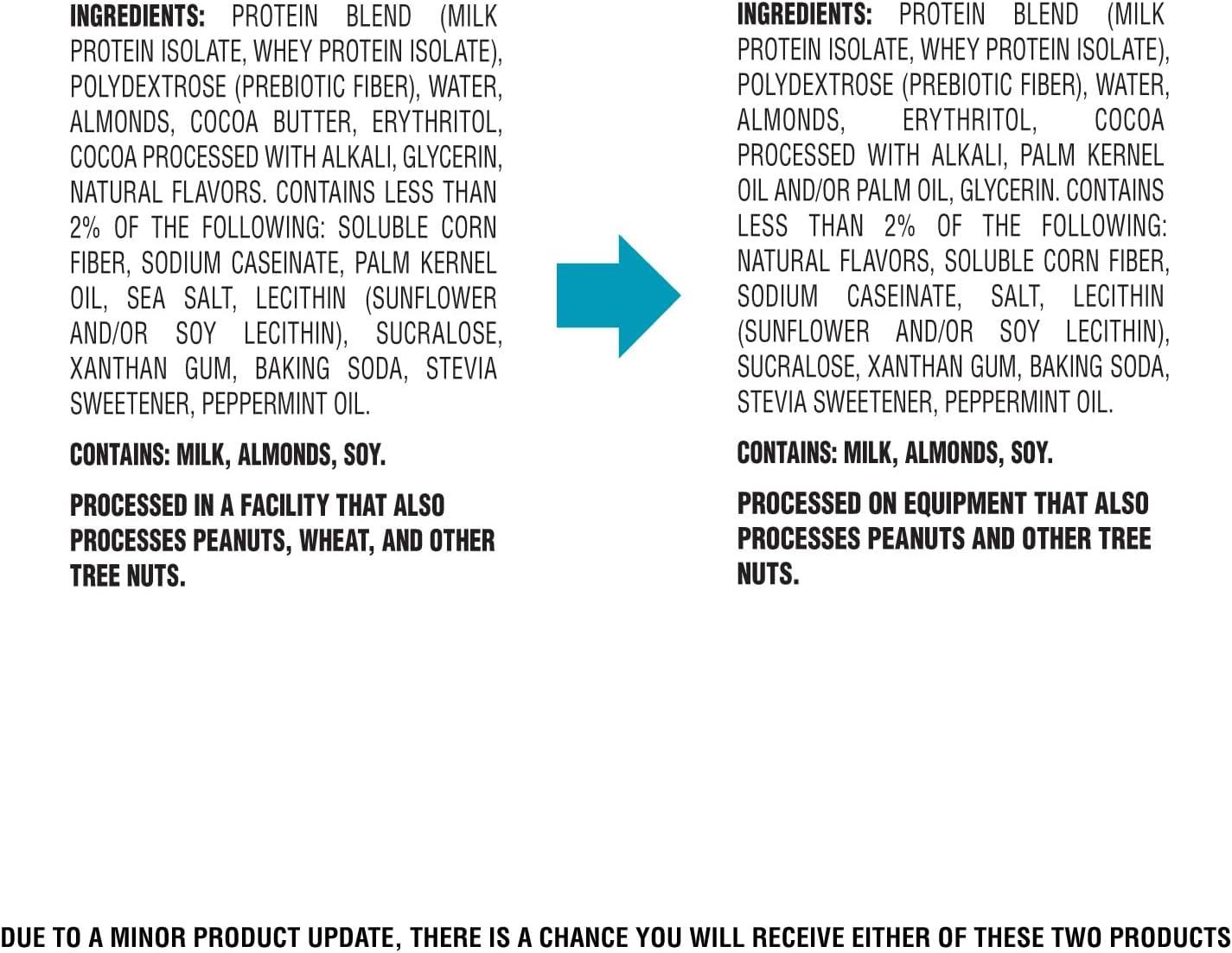 imageQuest Nutrition SMores Protein Bars 21g Protein 1g Sugar 4g Net Carb Gluten Free Keto Friendly 12 CountMint Chocolate Chunk