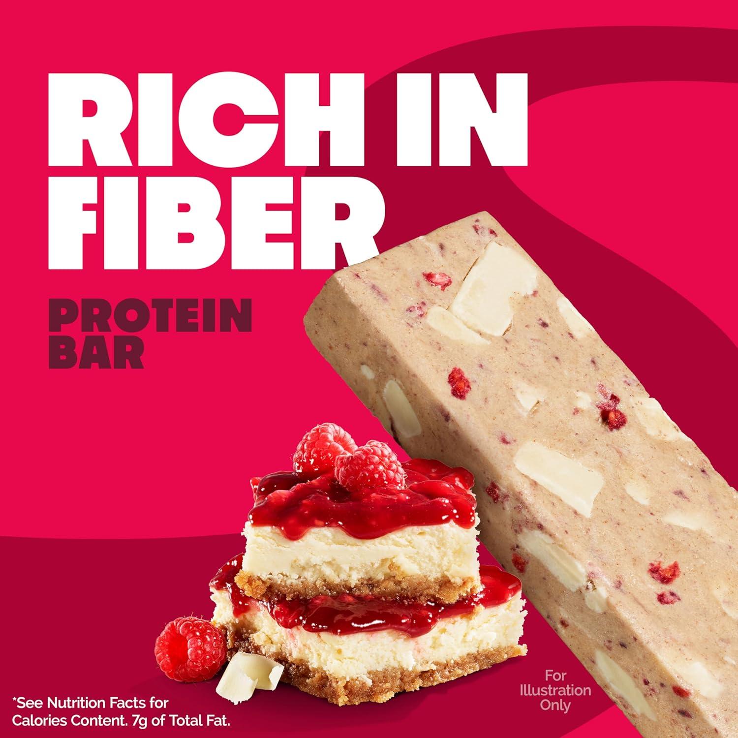 imageQuest Nutrition SMores Protein Bars 21g Protein 1g Sugar 4g Net Carb Gluten Free Keto Friendly 12 CountWhite Chocolate Raspberry