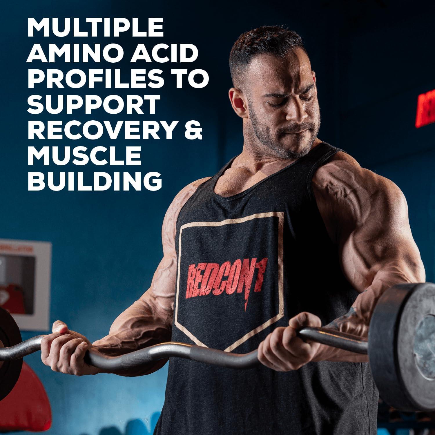imageREDCON1 MRE Whole Food Protein Powder Fudge Brownie Meal Replacement Made with Animal and Plant Based Protein Sources Nutrient and Calorie Dense 0g Added Sugar 24 ServingsVanilla Milkshake