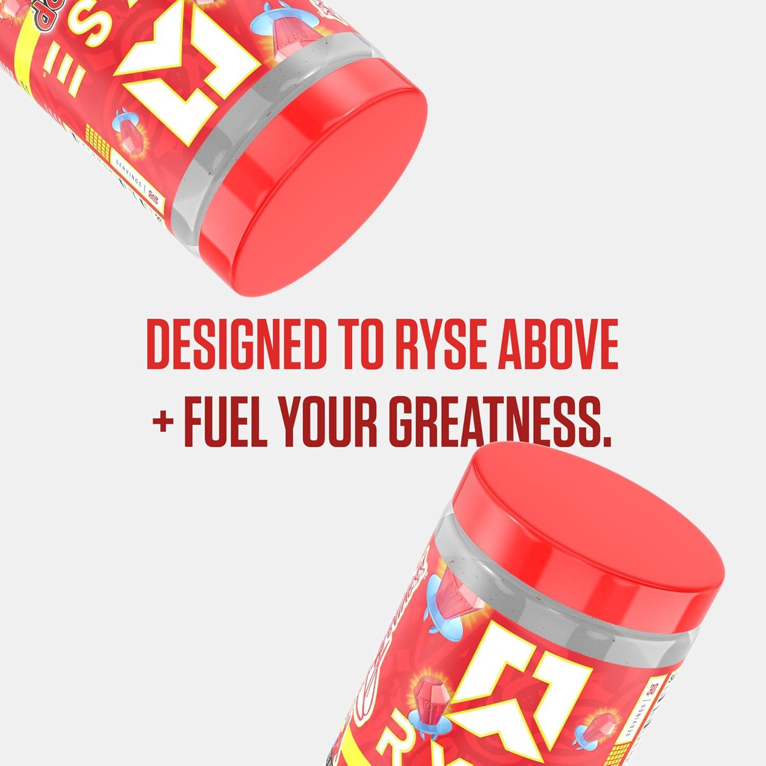 imageRyse Loaded Pre Workout Powder Freedom Rocks Daily PreWorkout for Men amp Women with 325mg Caffeine Beta Alanine and Citrulline for Pump Focus and Energy 30 ServingsRing Pop Cherry