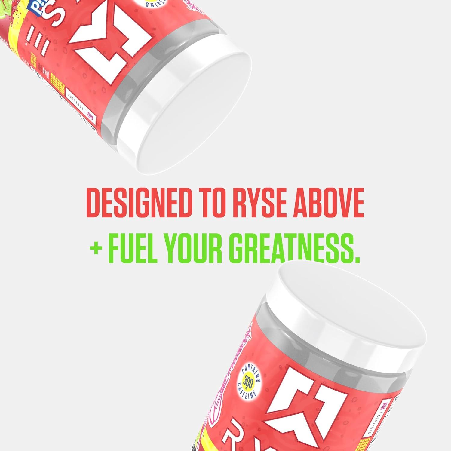 imageRyse Loaded Pre Workout Powder Freedom Rocks Daily PreWorkout for Men amp Women with 325mg Caffeine Beta Alanine and Citrulline for Pump Focus and Energy 30 ServingsKoolAid Cherry Limeade