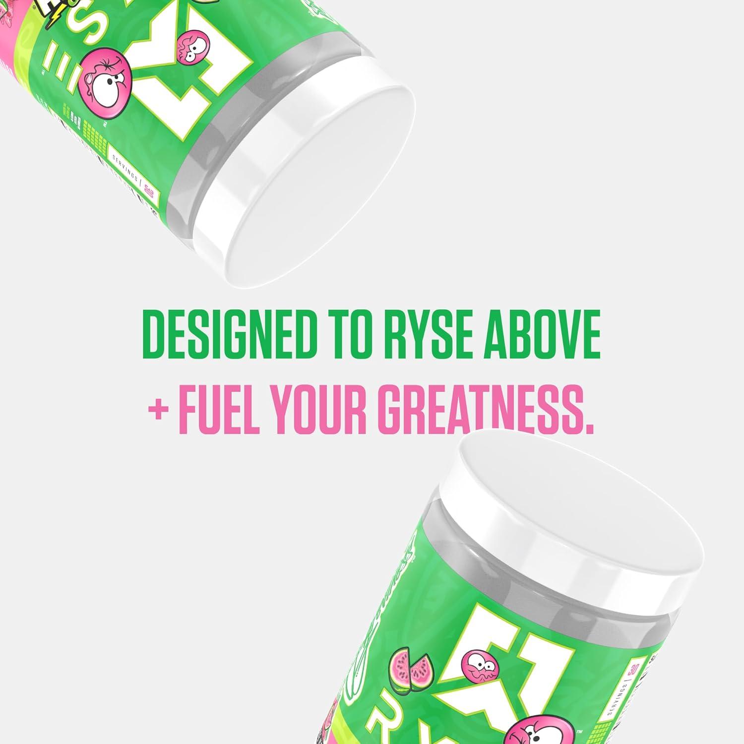 imageRyse Loaded Pre Workout Powder Freedom Rocks Daily PreWorkout for Men amp Women with 325mg Caffeine Beta Alanine and Citrulline for Pump Focus and Energy 30 ServingsSour Punch Watermelon