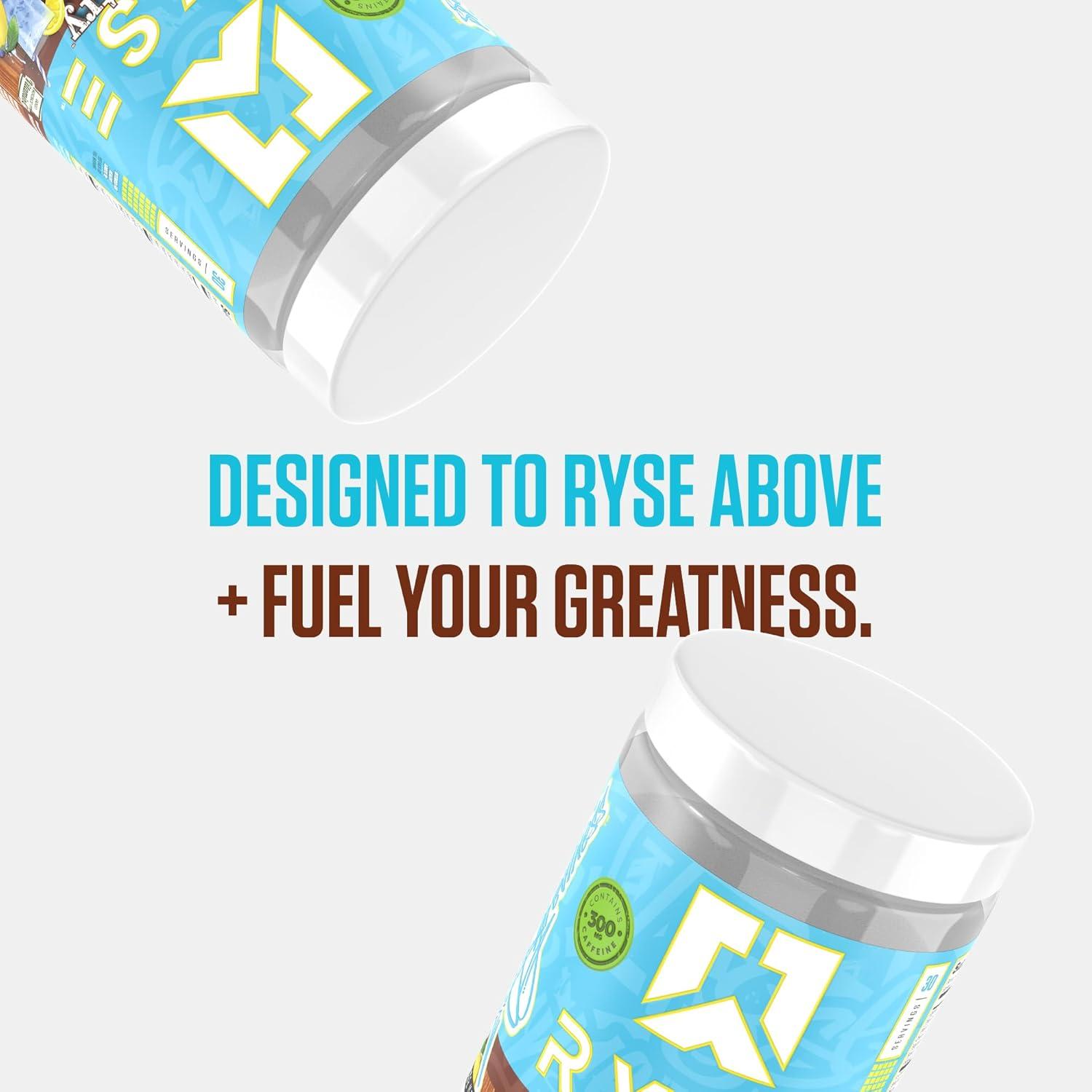 imageRyse Loaded Pre Workout Powder Freedom Rocks Daily PreWorkout for Men amp Women with 325mg Caffeine Beta Alanine and Citrulline for Pump Focus and Energy 30 ServingsCountry Time Blueberry Lemonade