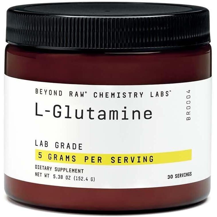 imageBeyond RAW Chemistry Labs LGlutamine Powder Supports Muscle Function Lab Grade 30 Servings
