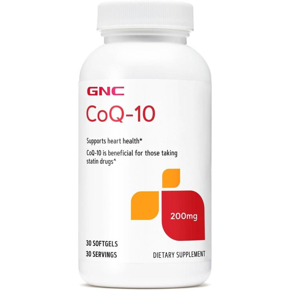 imageGNC CoQ10 200mg Supplement Supports Heart Health30 Count Pack of 1