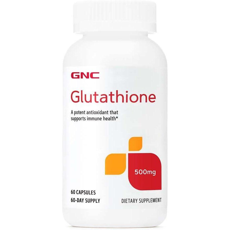imageGNC Glutathione 500mg 60 Capsules Supports Immune Health