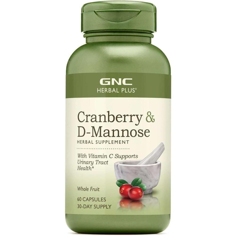 imageGNC Herbal Plus Cranberry DMannose 60 capsules60 Count Pack of 1