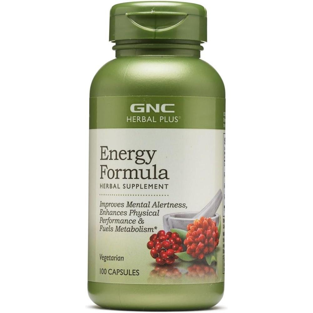 imageGNC Herbal Plus Energy Formula 100 Capsules