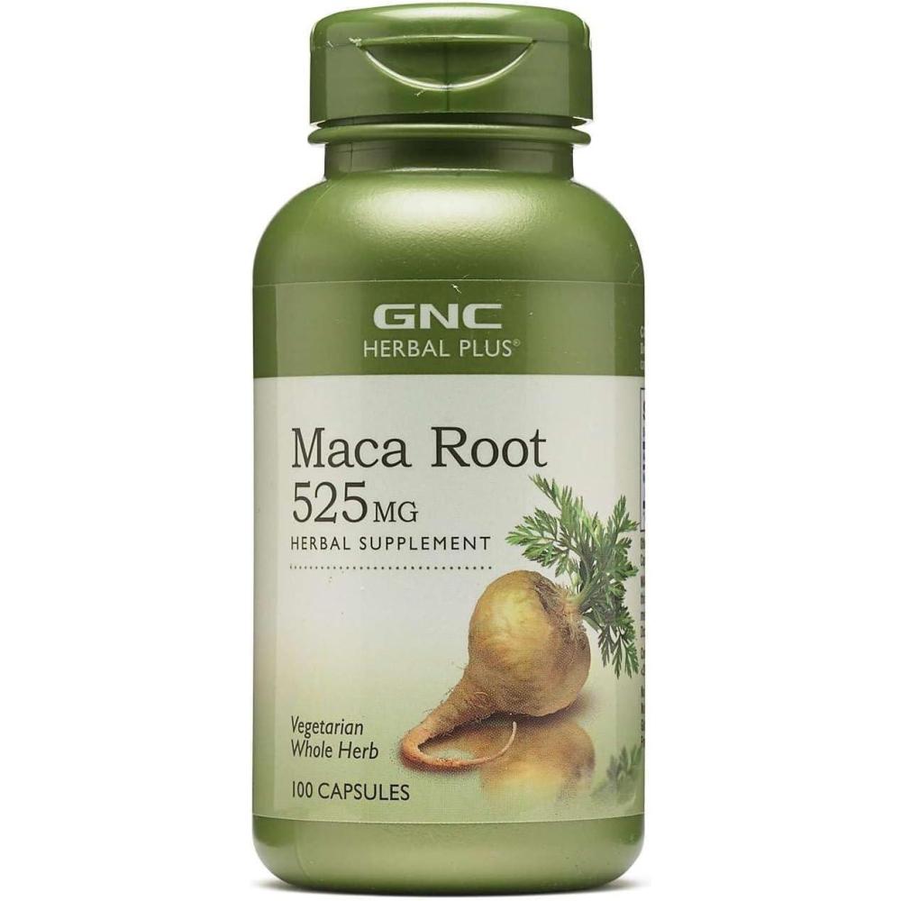imageGNC Herbal Plus Maca Root 525mg Supports Vitality 100 Capsules