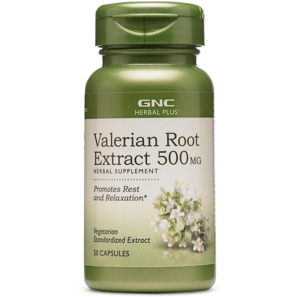 imageGNC Herbal Plus Valerian Root Extract 500 MG50 servings