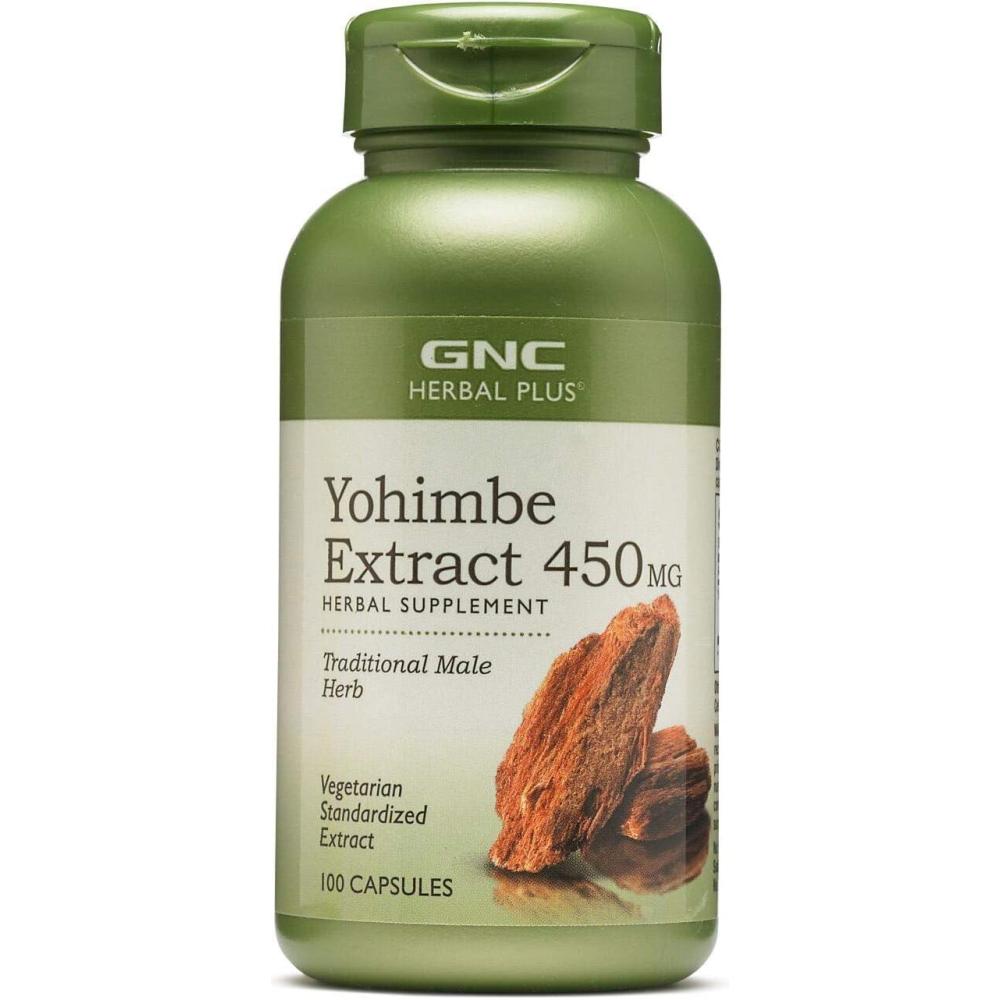 imageGNC Herbal Plus Yohimbe Extract 450 mg 100 Capsules