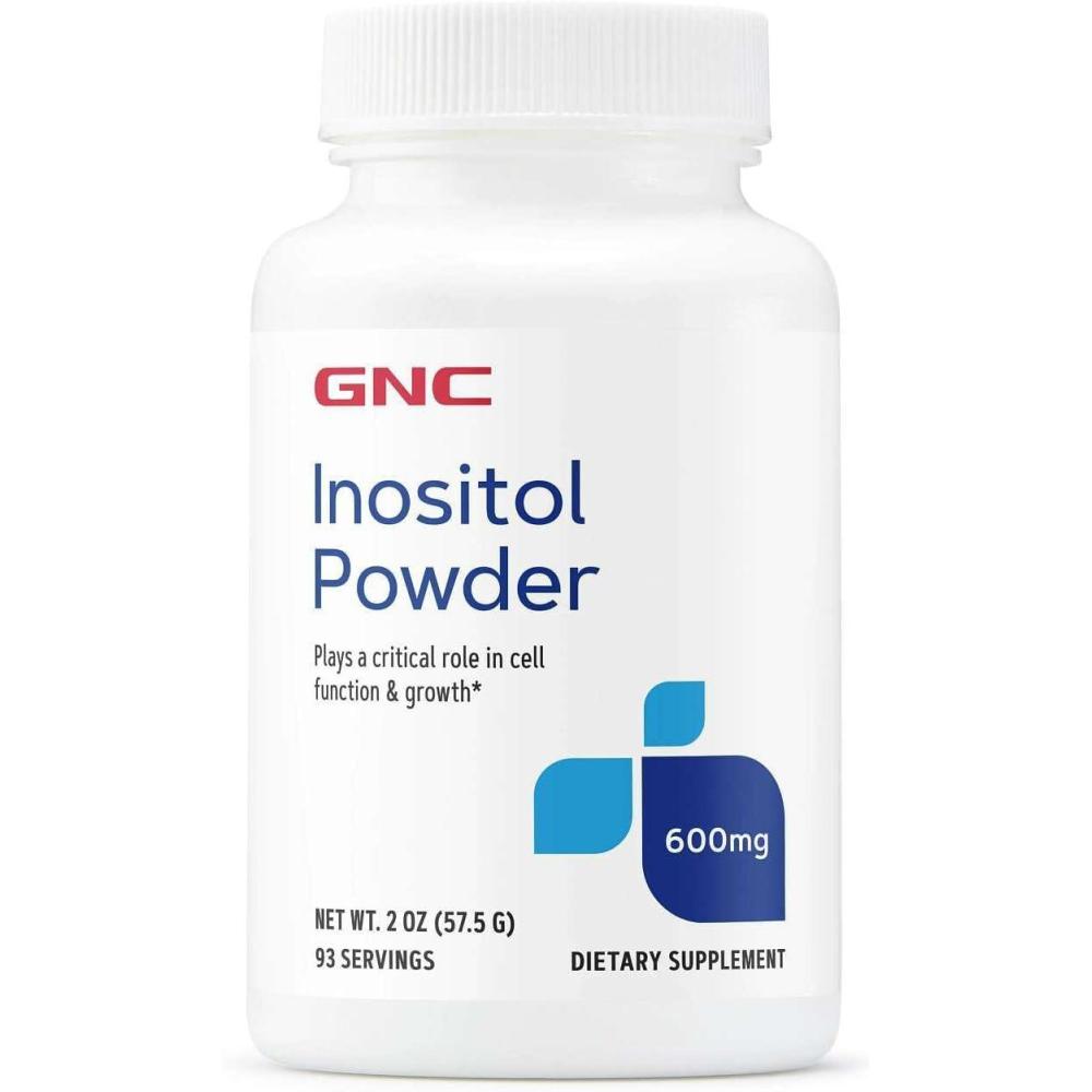 imageGNC Inositol Powder 600mg Plays Critical Role in Cell Function and Growth 378 Servings2 Ounce Pack of 1