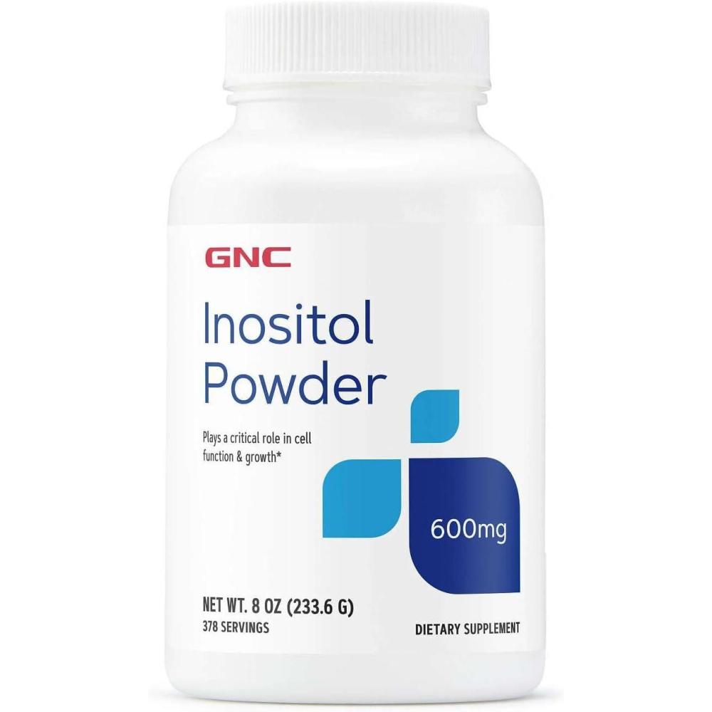 imageGNC Inositol Powder 600mg Plays Critical Role in Cell Function and Growth 378 Servings8 Ounce Pack of 1