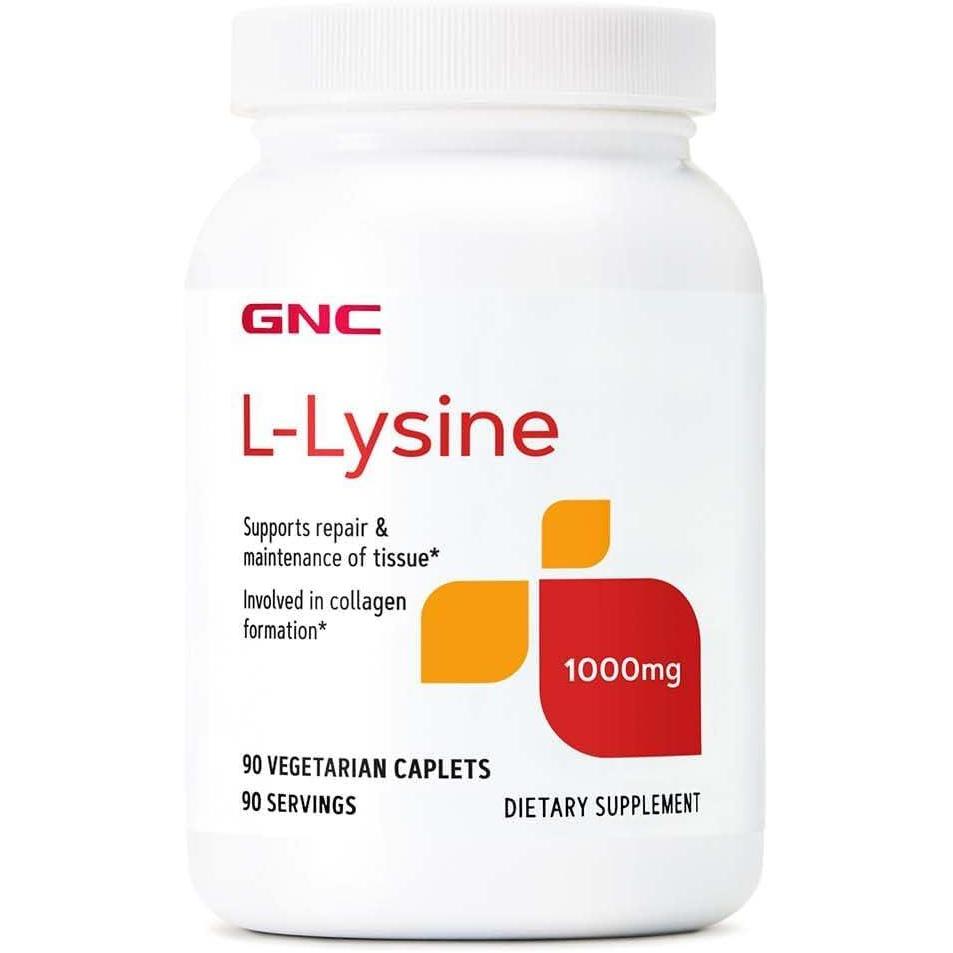 imageGNC LLysine 1000mg 90 Vegetarian Tablets