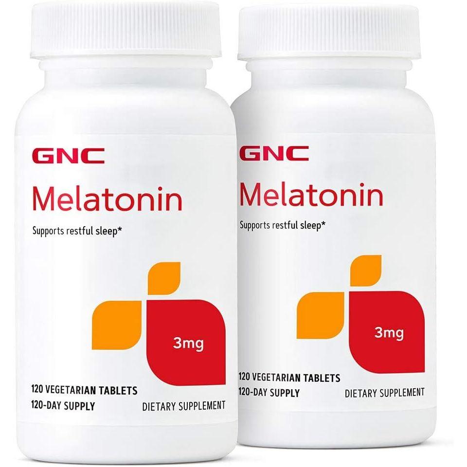 imageGNC Melatonin 3mg Twin Pack