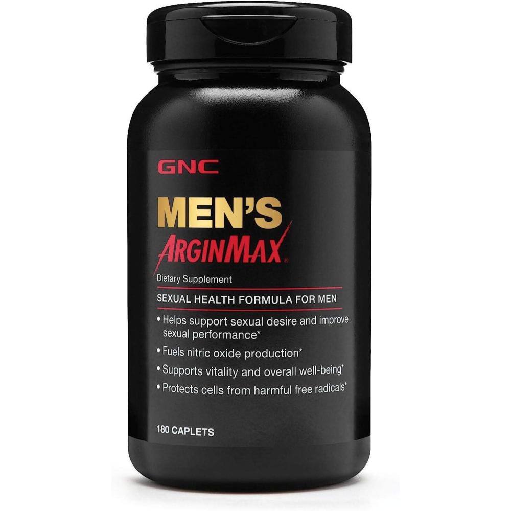 imageGNC Mens Arginmax Sexual Health Supplement for Men 90 Count Supports Blood Flow and Vitality180 Count Pack of 1