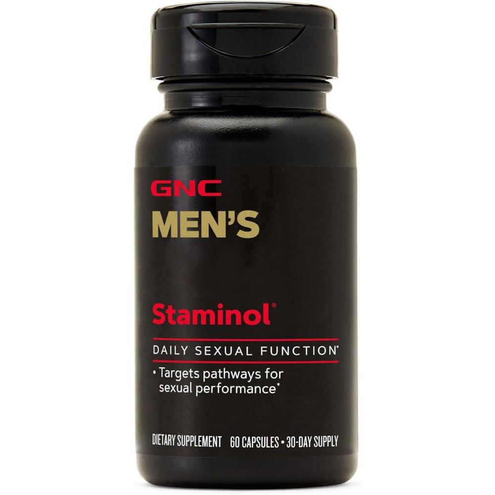 imageGNC Mens Staminol Daily Male Performance Formula Key Nutrients 60 Capsules