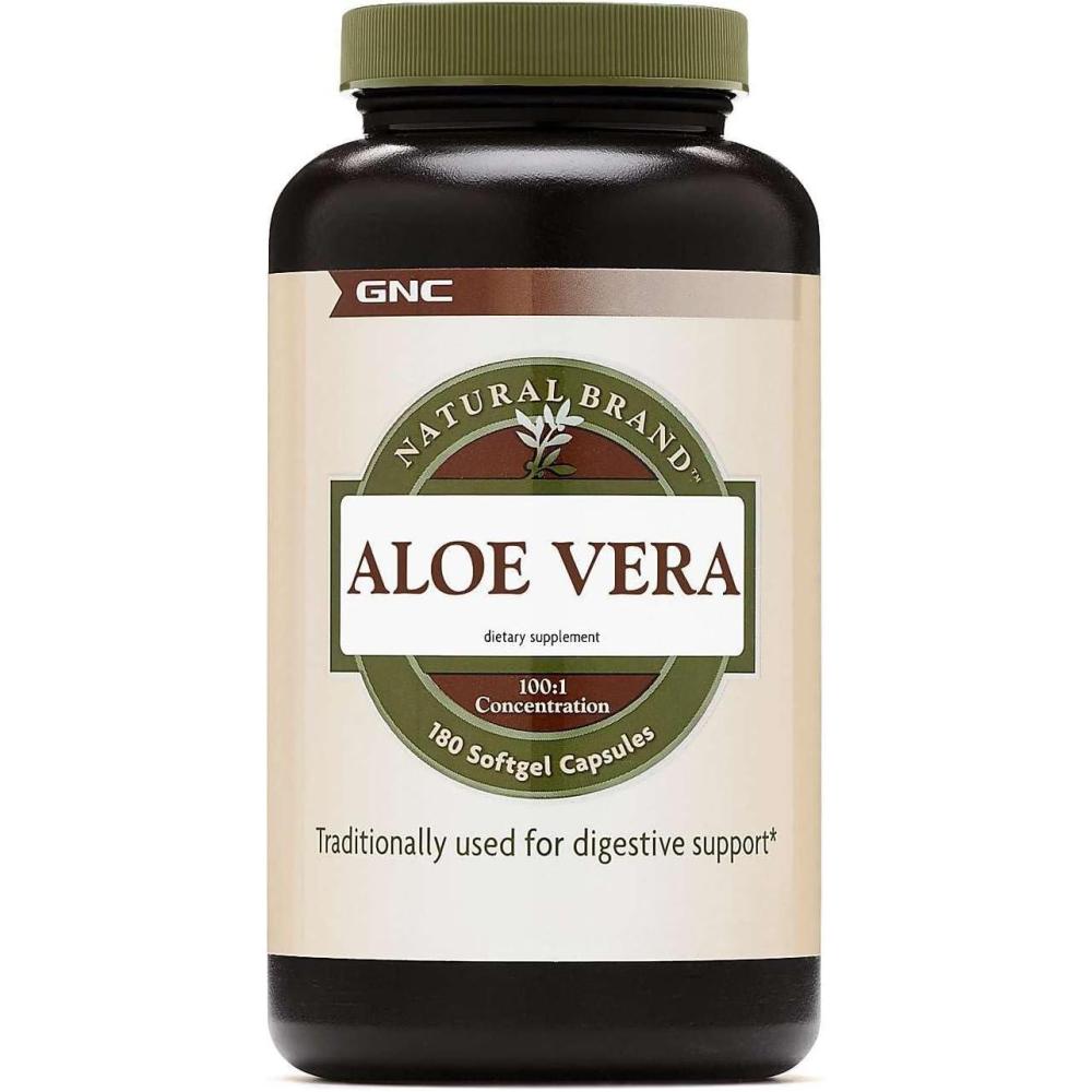imageGNC Natural Brand Aloe Vera SoftGel Capsules