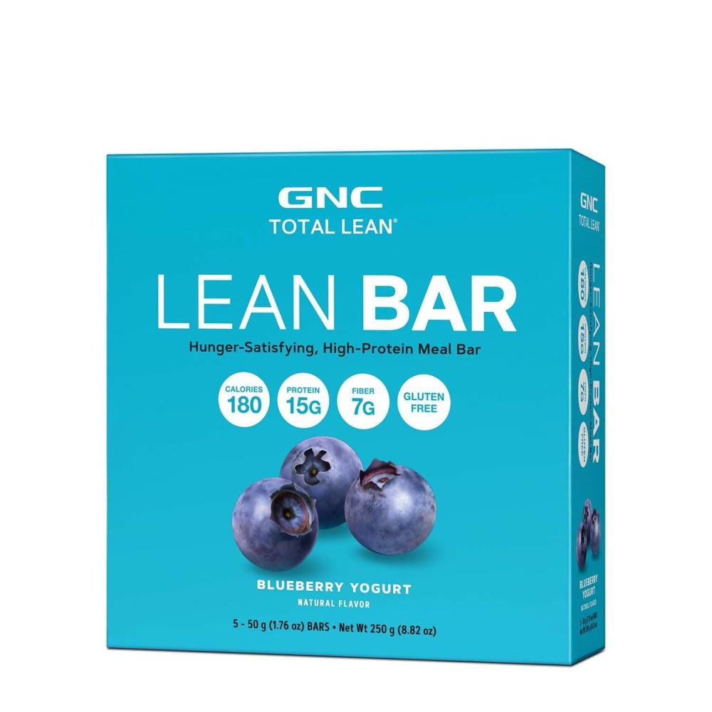 imageGNC Total Lean Layered Lean Bar Hunger Satisfying  High Protein Snack Bar  Peanut Butter Pie  9 BarsBlueberry Yogurt
